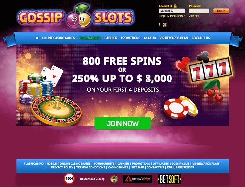 Gossip Slots Welcome Offer